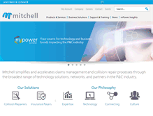 Tablet Screenshot of mitchell.com